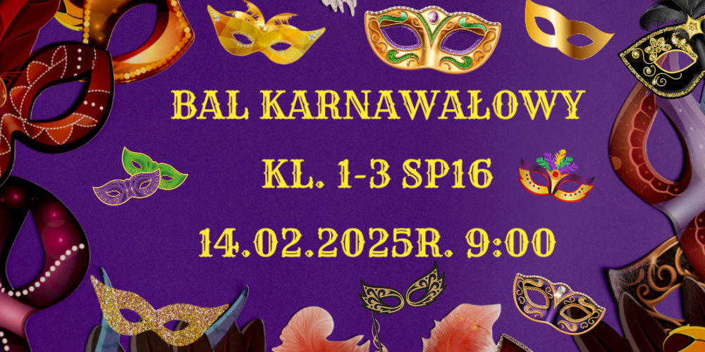  Bal Karnawałowy w SP16