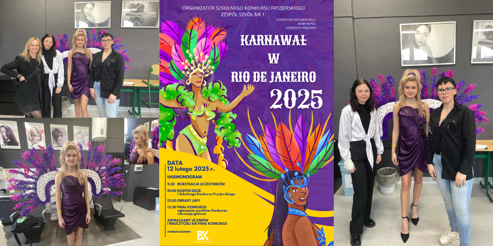 KONKURS FRYZJERSKI „KARNAWAŁ W RIO DE JANERIO” 2025