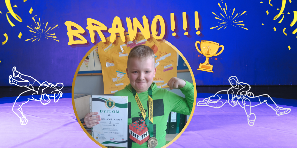 1 miejsce w Mistrzostwach Śląska Kadetów w zapasach