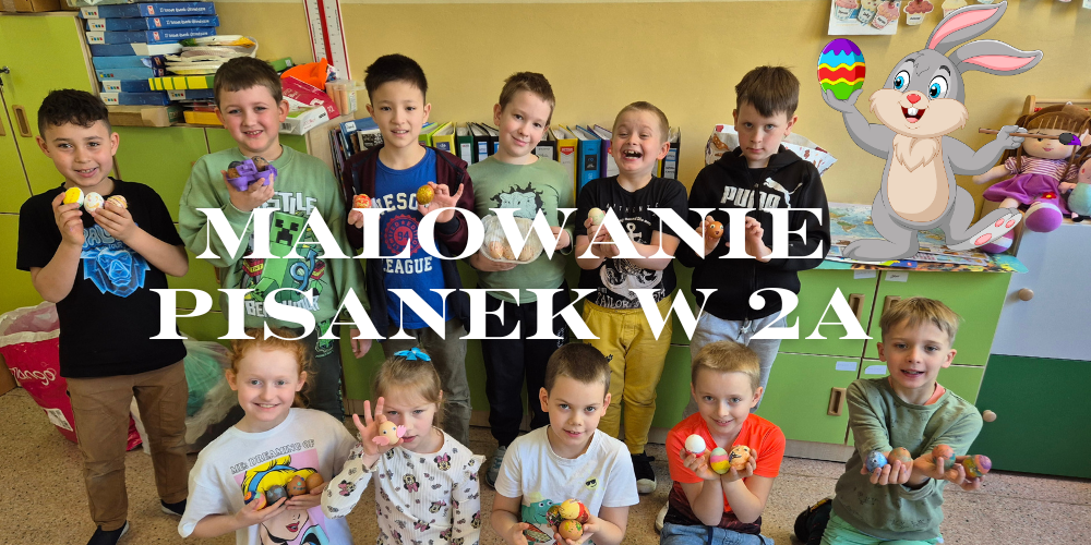 Malowanie pisanek w 2a SP