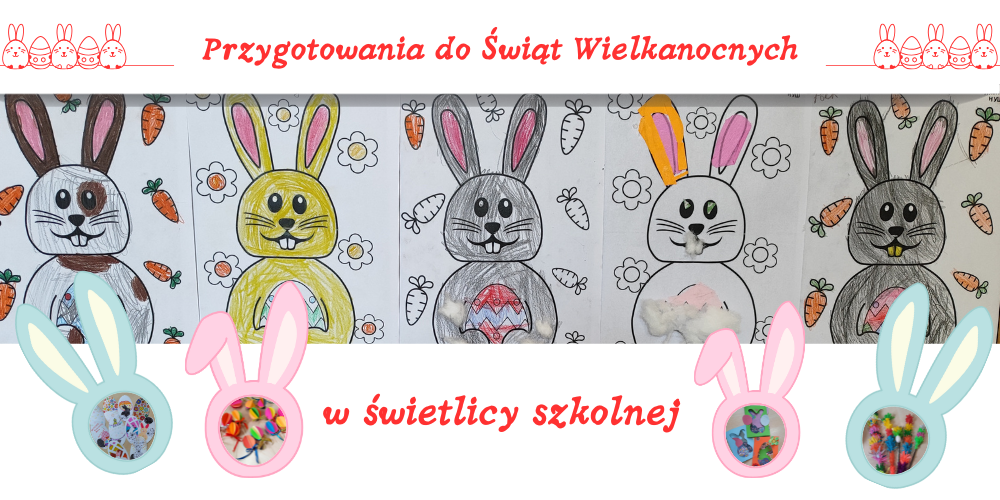 Przygotowania do Świąt Wielkanocnych w świetlicy szkolnej