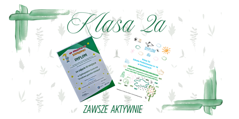 Klasa 2a SP zawsze aktywna !!!
