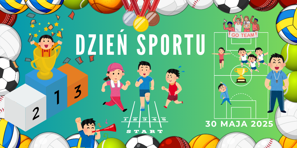 Dzień Sportu w Zespole Szkół nr 1 im. gen. Jerzego Ziętka w Katowicach 🎉