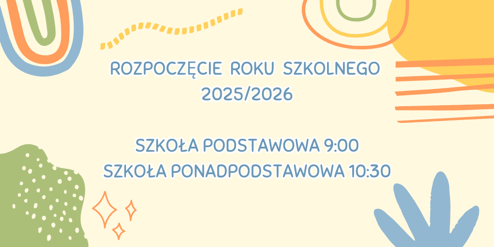 Uroczyste Rozpoczęcie Roku Szkolnego 2025/2026