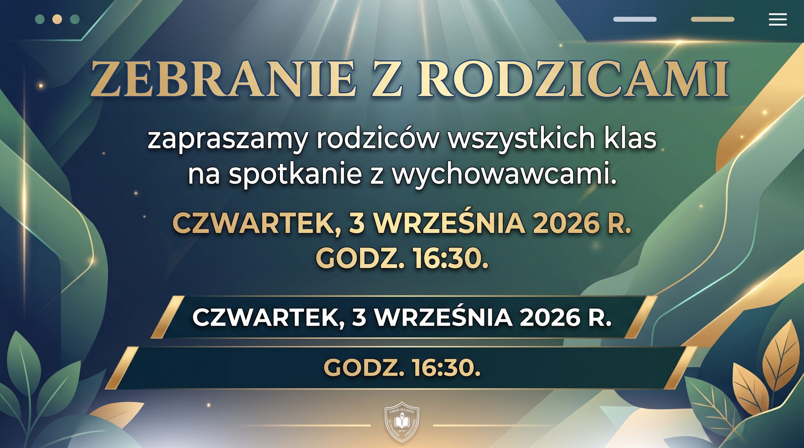 ZEBRANIA Z RODZICAMI